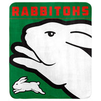 South Sydney Rabbitohs NRL Polar Fleece Blanket 150cm x 130cm