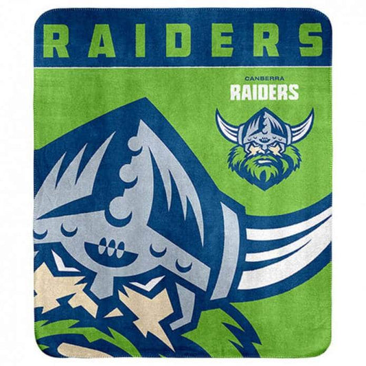 Canberra Raiders NRL Polar Fleece Blanket 150cm x 130cm