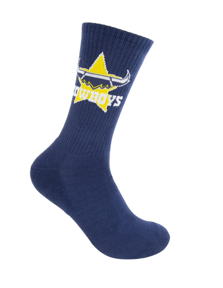 North Queensland Cowboys NRL Icons Sneaker 2 Sock Pack