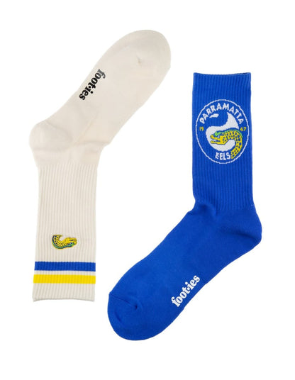 Parramatta Eels NRL Icons Sneaker 2 Sock Pack