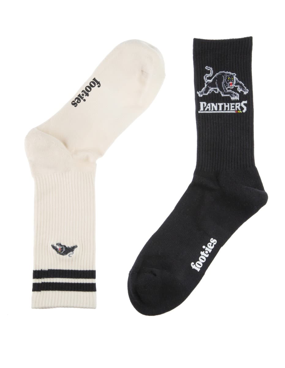 Penrith Panthers NRL Icons Sneaker 2 Sock Pack
