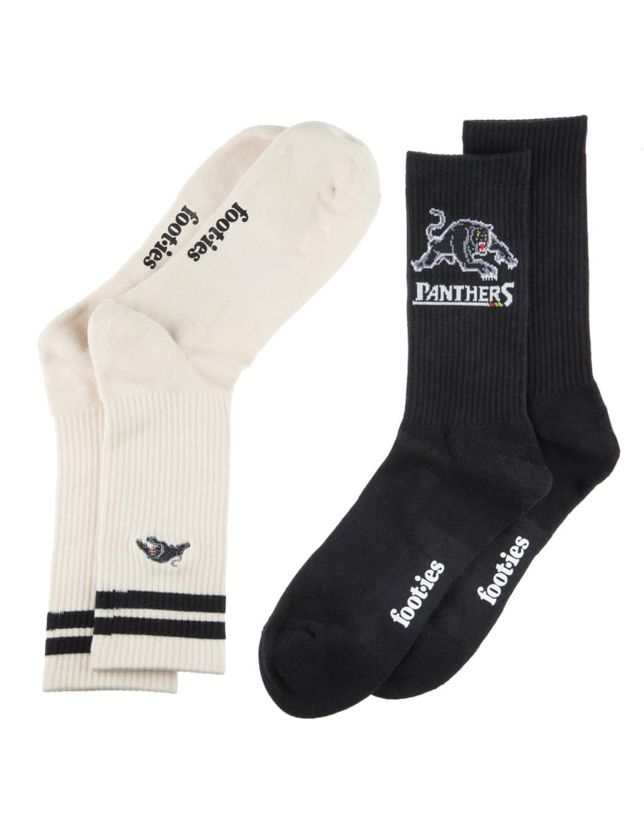 Penrith Panthers NRL Icons Sneaker 2 Sock Pack