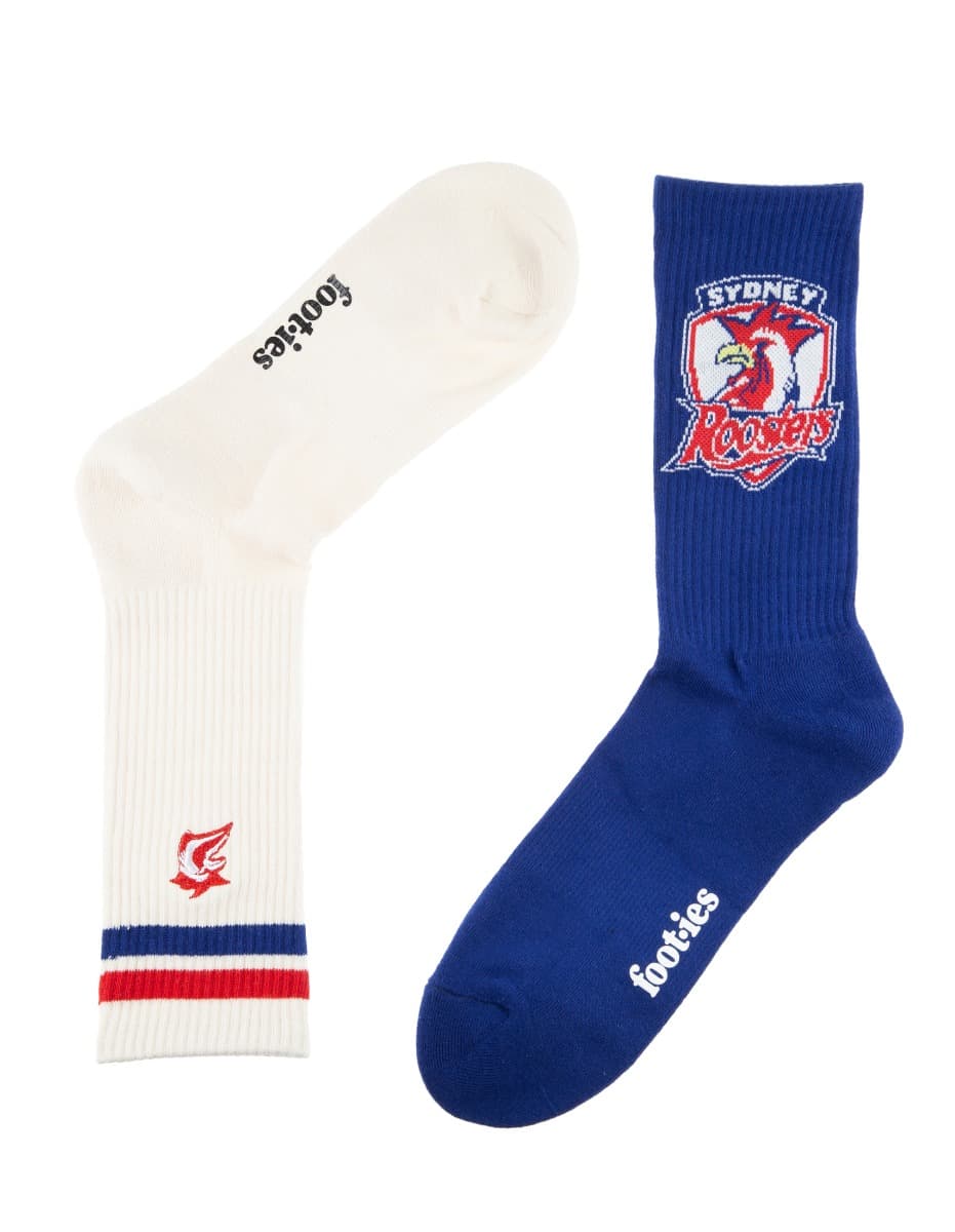 Sydney Roosters NRL Icons Sneaker 2 Sock Pack