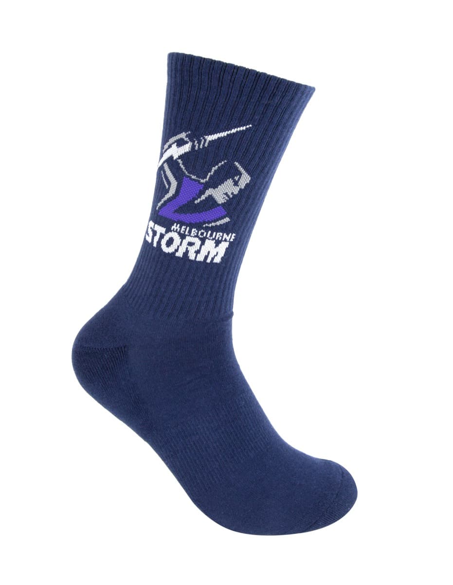 Melbourne Storm NRL Icons Sneaker 2 Sock Pack