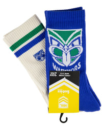 New Zealand Warriors NRL Icons Sneaker 2 Sock Pack