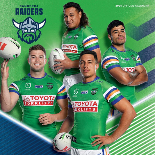 Canberra Raiders 2025 NRL Team Wall Calendar
