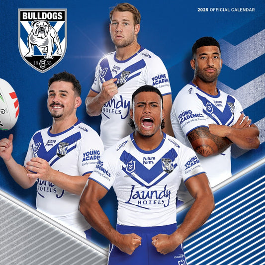 Canterbury Bulldogs 2025 NRL Team Wall Calendar