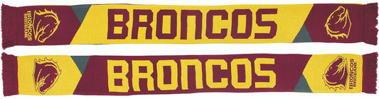 Brisbane Broncos NRL Geo Panel Scarf