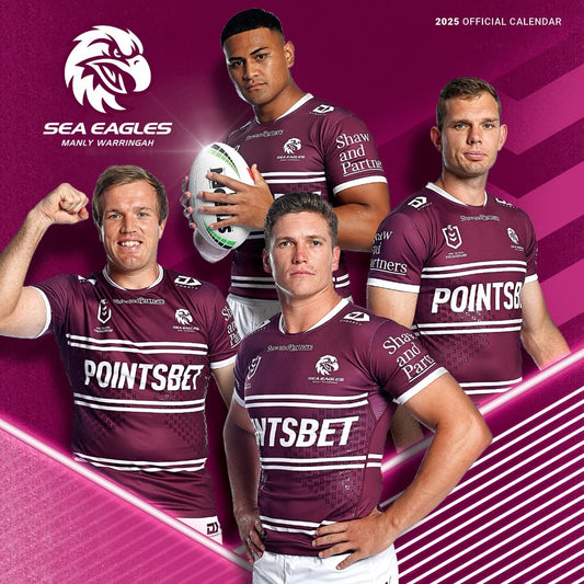 Manly Sea Eagles 2025 NRL Team Wall Calendar