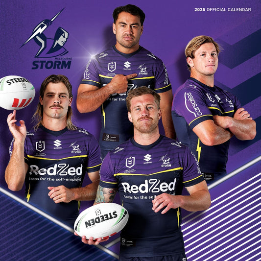 Melbourne Storm 2025 NRL Team Wall Calendar