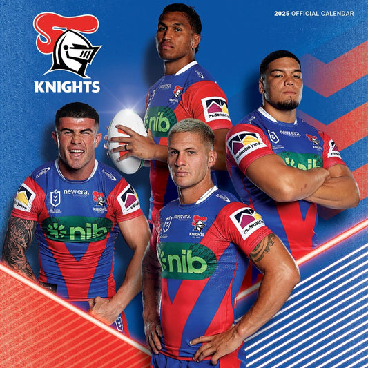 Newcastle Knights 2025 NRL Team Wall Calendar