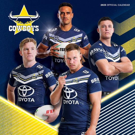 North Queensland Cowboys 2025 NRL Team Wall Calendar