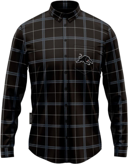 Penrith Panthers NRL Mens Mustang Flannel Shirt