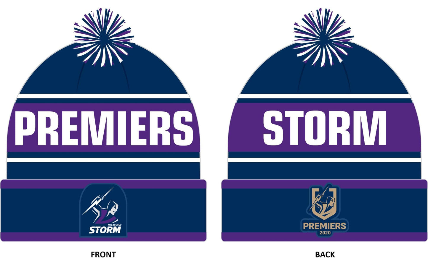 Melbourne Storm 2020 NRL Premiers Beanie