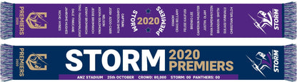 Melbourne Storm 2020 NRL Premiers Scarf