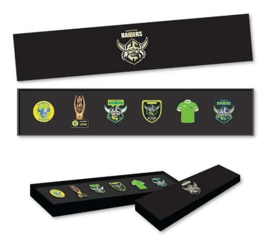 Canberra Raiders NRL Logo Pin Set