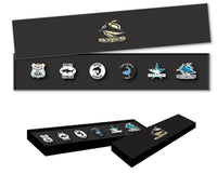 Cronulla-Sutherland Sharks Logo Pin Set