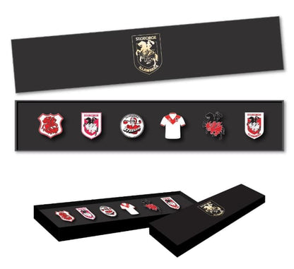St George Illawarra Dragons Logo Pin Set