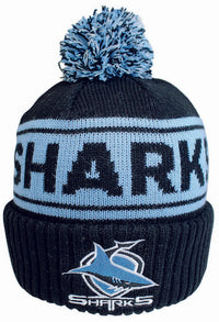 Cronulla Sharks NRL Striker Beanie