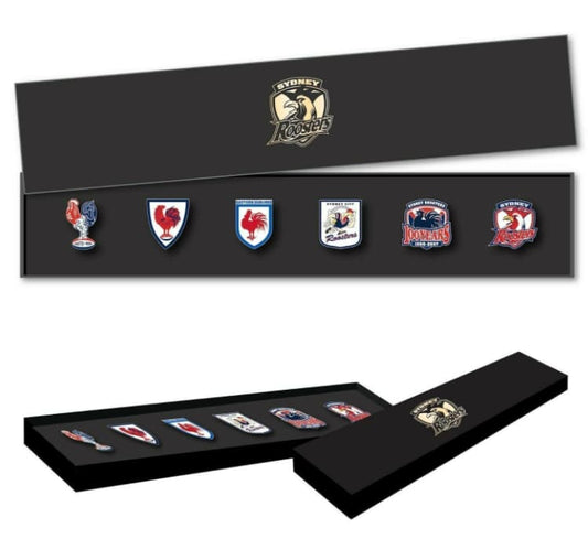 Sydney Roosters NRL Logo Pin Set