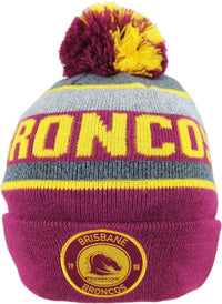 Brisbane Broncos NRL Tundra Beanie
