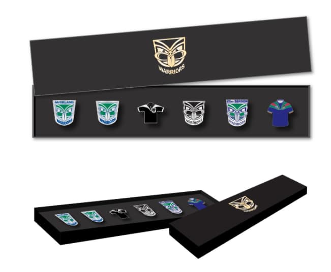 New Zealand Warriors Logo Pin Set