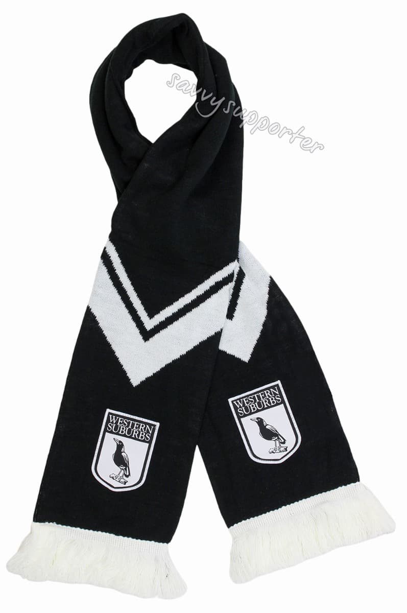 Western Suburbs Magpies NRL Retro Scarf
