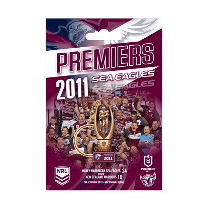 Manly Sea Eagles 2011 NRL Premiers Trophy Keyring