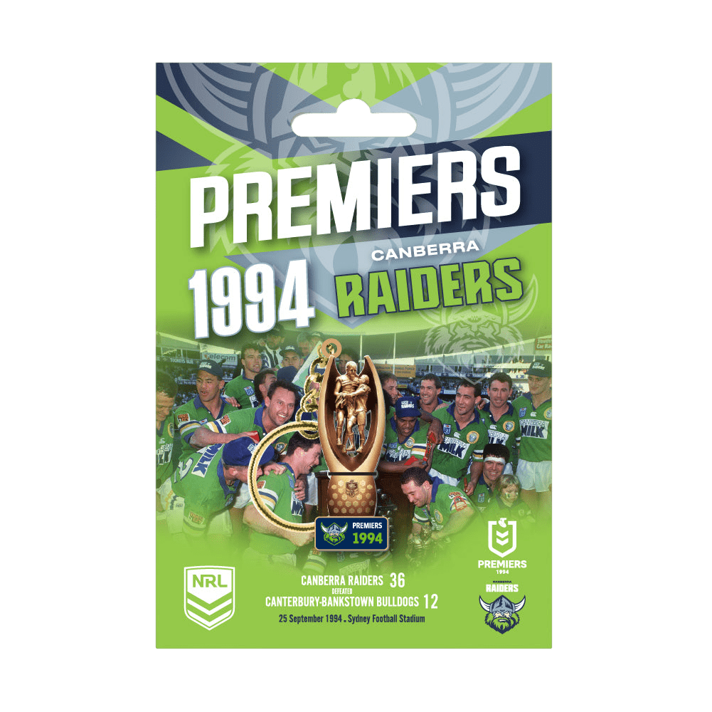 Canberra Raiders 1994 NRL Premiers Trophy Keyring