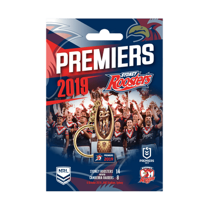 Sydney Roosters 2019 NRL Premiers Trophy Keyring