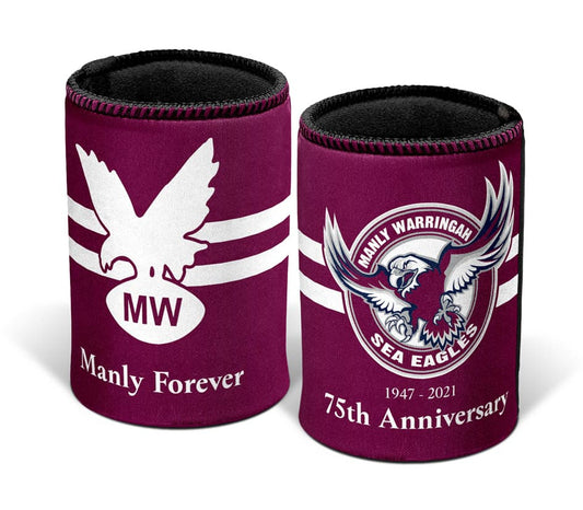 Manly Sea Eagles 75th Anniversary Can Cooler