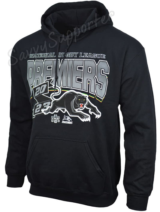 Penrith Panthers 2023 NRL Mens Black Premiers Hoody
