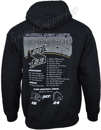 Penrith Panthers 2023 NRL Mens Black Premiers Hoody