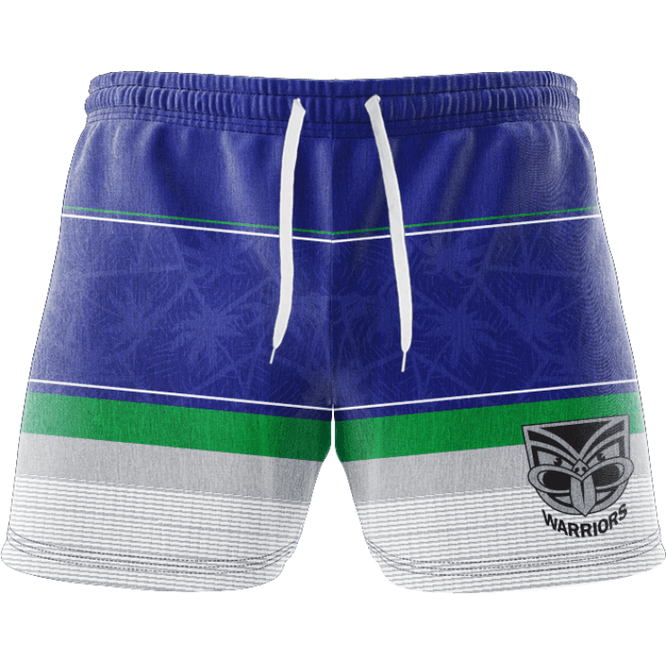 New Zealand Warriors NRL Mens Beach Shorts and Hat Combo