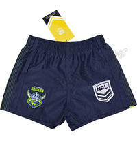 Canberra Raiders 2025 NRL Kids Supporter Footy Shorts