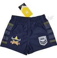 North Queensland Cowboys 2025 NRL Kids Supporter Footy Shorts