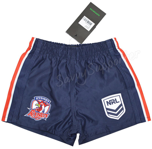 Sydney Roosters 2025 NRL Kids Supporter Shorts