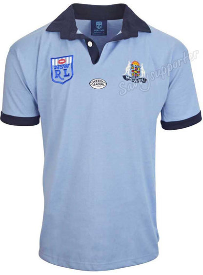 NSW Blues 1985 State of Origin Mens Retro Jersey