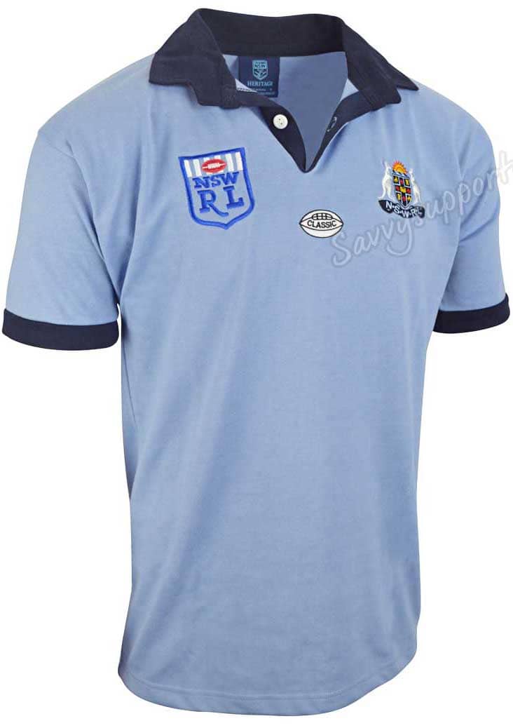 NSW Blues 1985 State of Origin Mens Retro Jersey