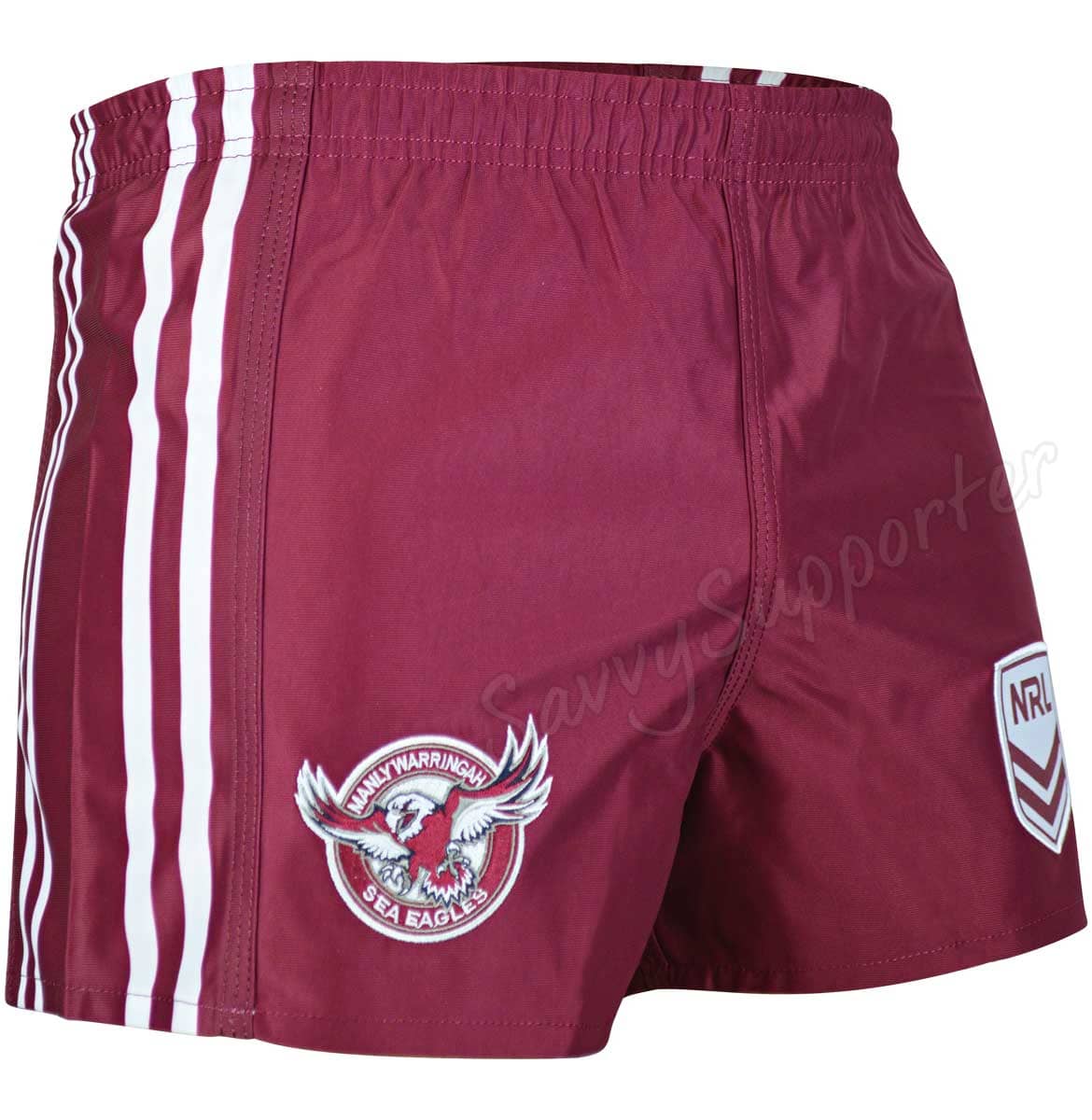Manly Sea Eagles NRL Footy Shorts Adults