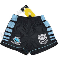 Cronulla Sharks 2025 NRL Kids Supporter Footy Shorts