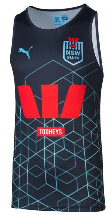 NSW Blues 2024 State of Origin Mens Training Singlet