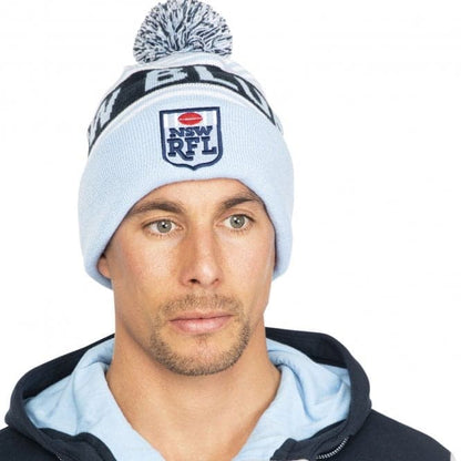 NSW Blues State of Origin Pompom Beanie