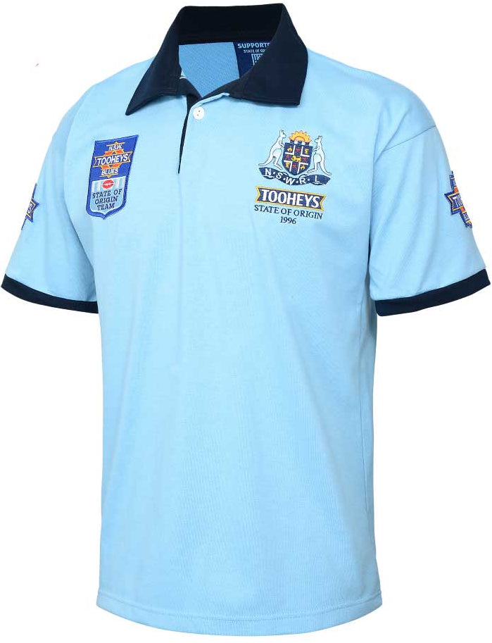 NSW Blues 1996 Mens State of Origin Retro Jersey