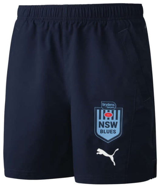 NSW Blues 2023 State Of Origin Kids Training Shorts