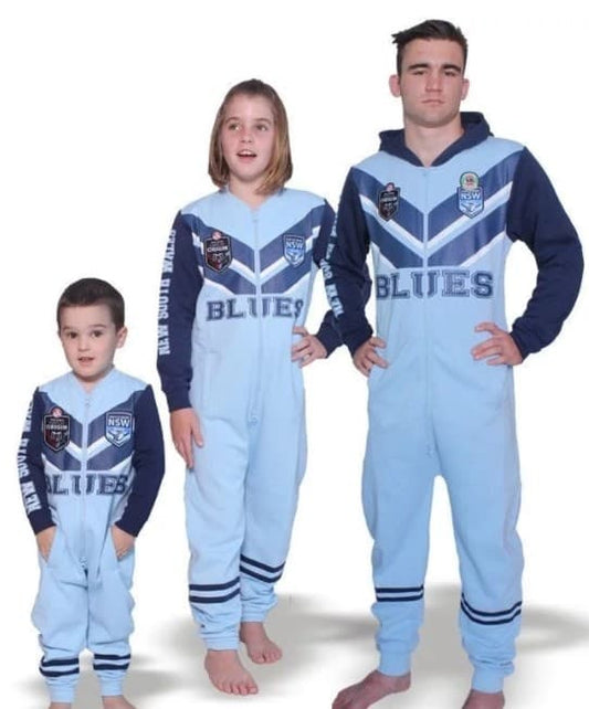 NSW Blues State of Origin Kids Youth Footysuit