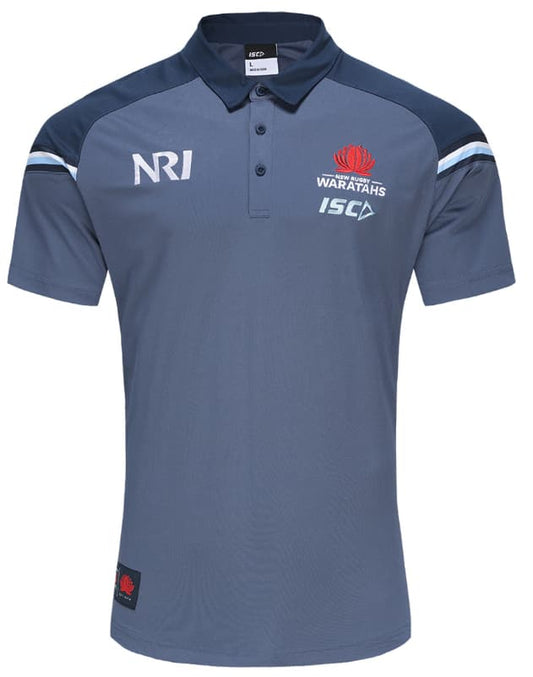 NSW Waratahs 2024 Rugby Union Mens Polo Shirt