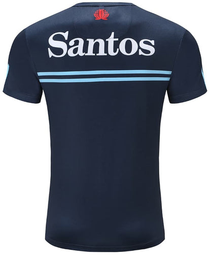 NSW Waratahs 2023 Rugby Union Mens Navy Training Shirt