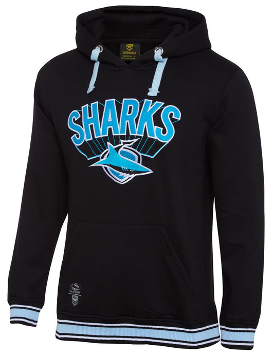 Cronulla Sharks NRL Mens Classic Fleece Hoodie