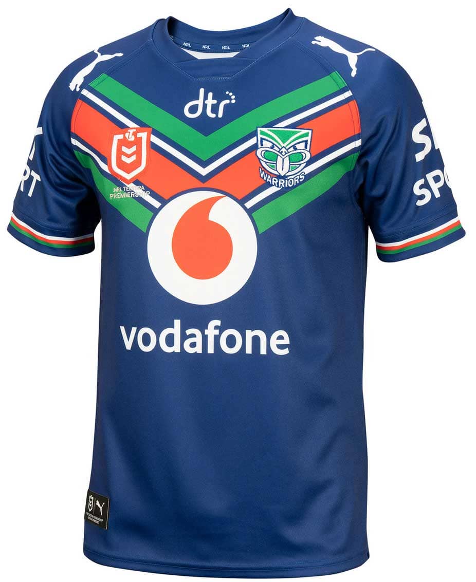 New Zealand Warriors NRL Mens Home Jersey